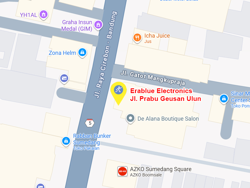 Peta ke toko EraBlue di  Jalan Prabu Geusan Ulun, RT 002, RW 002, terletak di Kel/Desa Regol Wetan, Kecamatan Sumedang Selatan, Kabupaten Sumedang, Provinsi Jawa Barat.